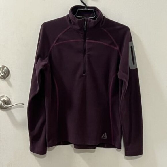 Eddie Bauer First Ascent Womens Purple Outdoor Hiking Fleece Sweater Sz M - Picture 11 of 11